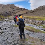 Aufstieg zum Hengisfoss Island 2022