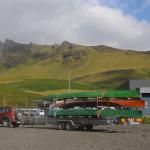 Bootsanhänger in Vik Island 2022