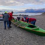 Inrigger am Ufer der Eislagune Island 2022