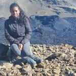 Nirina vor dem Vulkan Island 2022