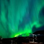 Nordlicht mit Bootsanhänger Island 2022