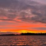 Sonnenuntergang am Trebbelsee Ketzin Herbst 2022