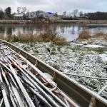 Verschneites RUderboot Decin 2022