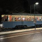 Der Weihnachtsmann kommt per Strassenbahn Rüdersdorf 2022