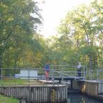 Obere Puhlstromschleuse mit Ruderern Spreewald 2022