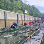 Ruderer auf dem Weg in den Spreewald 2022