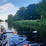 Melina Shayenne im Ruderboot Teltowkanal Storkow 2022