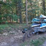 Bootsanhänger am Fahrrad 2022