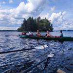 Baumgarten Inrigger auf dem Saimaa 2023