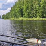 Durchfahrt durch zwei Inseln Saimaa 2023