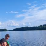 Marie David im Ruderboot 2023