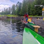 vor der Schleusentreppe Varistaipale 2023