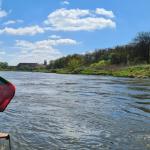 Lubiasz Kloster mit Ruderboot Oder 2023