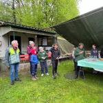 Medaillen verteilen am Tag der offenen Tür 2023