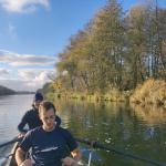 E-Zweier bei Sonne Mitte November auf der Havel 2023