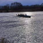 Ruderboot Vierer bei Nienburg Weser 2023