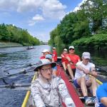 Barke auf dem Teltowkanal Berliner Innenstadt 2024