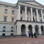 Ruderer vor dem Schloss in Oslo 2024