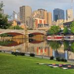 Morgens am Melbourne Rowing Club