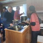 Abendessen in der Hütte Sognefjord 2024