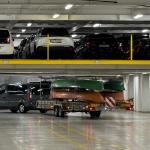 Anhänger auf dem PKW Deck Fjordline 2024