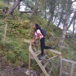 Nirina auf dem Wanderweg 2024