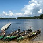 Ruderboote Mittagspause Lennartsfors 2024