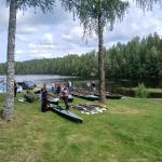 Ruderboote am Stora Le Camping 2024