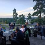 Terasse mit Blick auf den Stora Le 2024