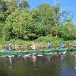 C-Vierer Ruderboot auf der Havel Templin 2024
