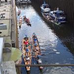Ruderboote Schleuse Lehnitz 2024