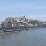 Blick auf die Burg von Budapest