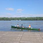 Zweier vor der Weiterfahrt in die Innenstadt