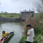 Zweites Wehr auf der Mossoni Donau