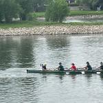 Vorbeifahrt beim Start der 45km-Strecke in Neuwied