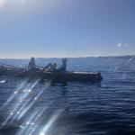 Ruderboot vor den Kornaten