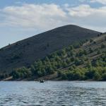 Ruderboot vor den Kornaten