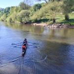 Weilburg Ausfahrt aus der Schleuse