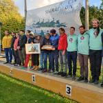 Preisverleihung am Ziel