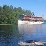 Historisches Rundfahrtsschiff auf dem Saimaa