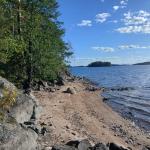 Strand am Campingplatz Puumala