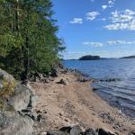 Strand am Campingplatz Puumala
