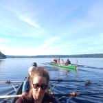 Ruderboote auf dem Sommen