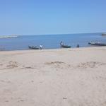 Ruderer Pause am Strand der Adria