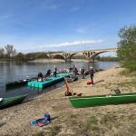 Start der Ruderboote in Pavia auf dem Ticino