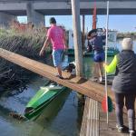 Nicht ganz legaler Zugang zum Steg