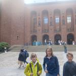 Sightseeing vor dem Stadthuset
