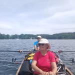 Lars + Maria im Ruderboot