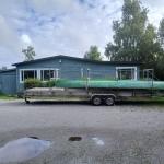 Bootsahänger beim Ruderclub Lidingö