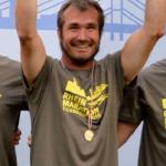 Patrik als Sieger des Rheinmarathon 2015